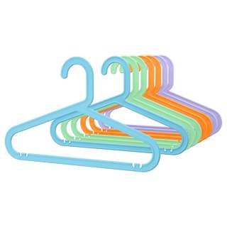 IKEA แท้ค่ะ BAGIS บอกกิส ไม้แขวนเสื้อโค้ตเด็ก, คละสี 8 ชิ้น