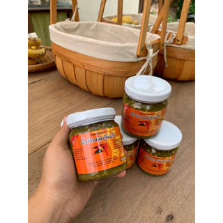 น้ำพริกหนุ่มอุ้ยแก้ว **สูตรเผ็ดมาก** ขวดแก้วขนาดบรรจุ 170 กรัม