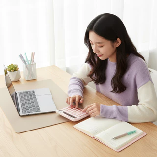 MOFii เครื่องคิดเลข 12 หลัก CUTECULATOR รุ่น 3002 สไตล์มินิมอล ขนาดกะทัดรัด ปุ่มนิ่ม สีสันพาสเทล