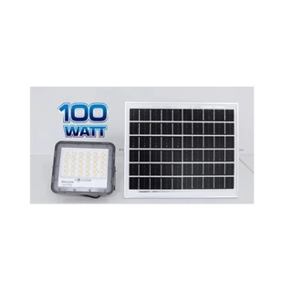 Racer : โคมฟลัดไลท์โซล่าเซลล์ IP65 SOLAR LED FLOODLIGHT INFINITE 60W , 100W , 200W , 300W แสงเหลือง