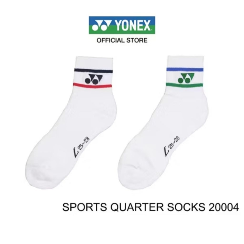 YONEX ถุงเท้ากีฬาแบดมินตัน รุ่น 20004 (25-28CM) ข้อยาว ของแท้ 💯%