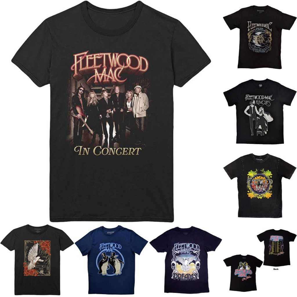 🇬🇧เปิด PREORDER เสื้อวง FLEETWOOD MAC T-SHIRT รวมแบบสุดฮิต ลิขสิทธิ์ของแท้ UK 🤘🔥