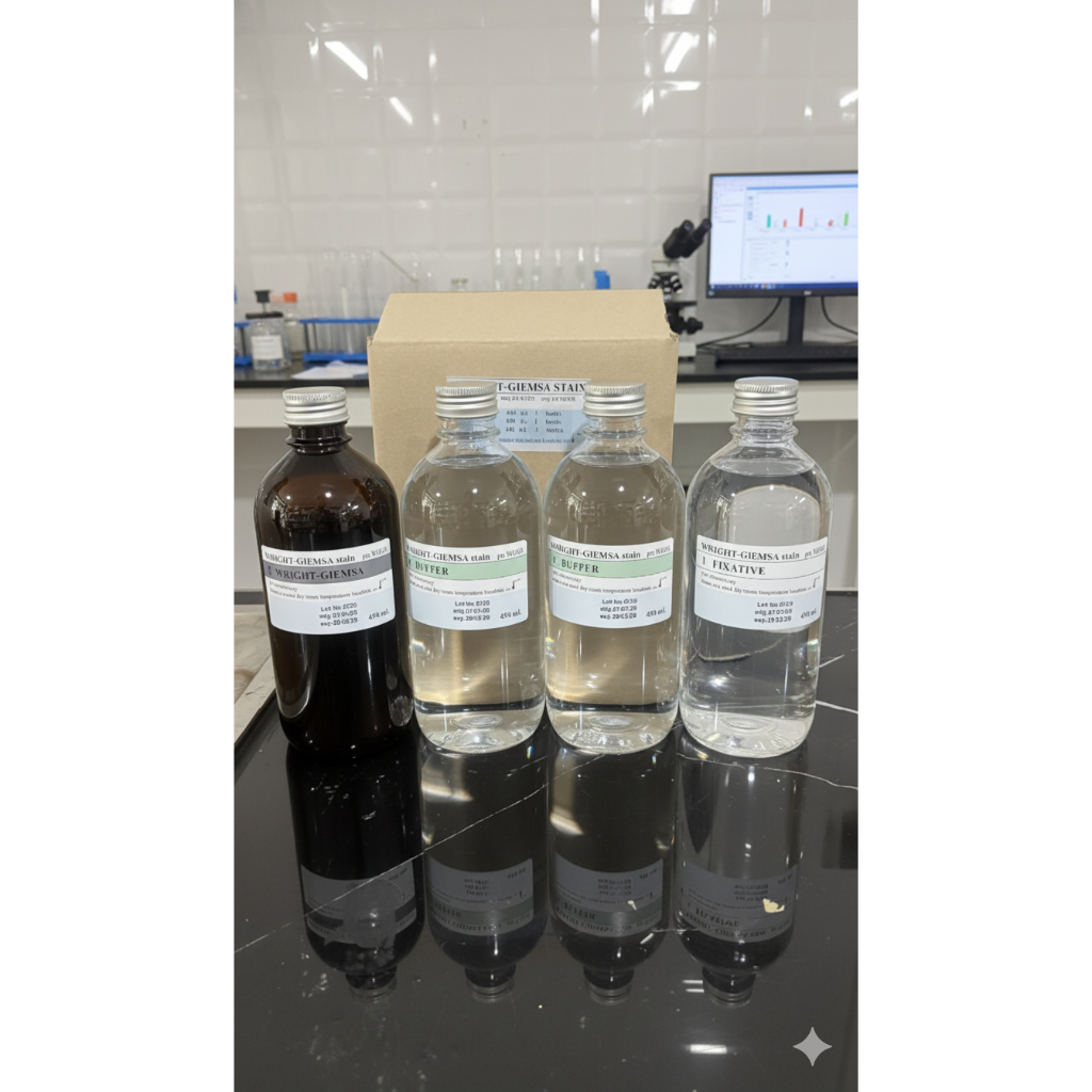 แบ่งขาย สีย้อม WRIGHT GIEMSA STAIN