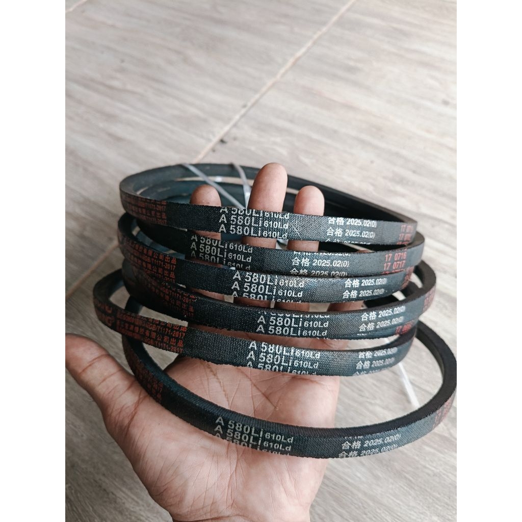 สายพานเครื่องสีข้าวA580Liสำหรับเครื่องสีข้าวเล็ก สายพานมีหลายขนาดลูกค้ากดสั่งซื้อตามขนาดที่ต้องการนะครับ