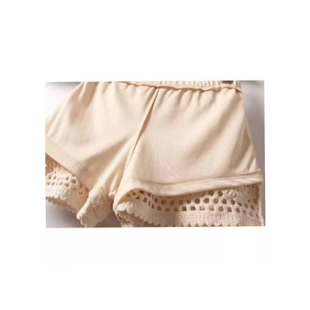 กางเกงขาสั้น ถักโครเชต์ พร้อมซับใน CN-1018 - รูปที่ 4