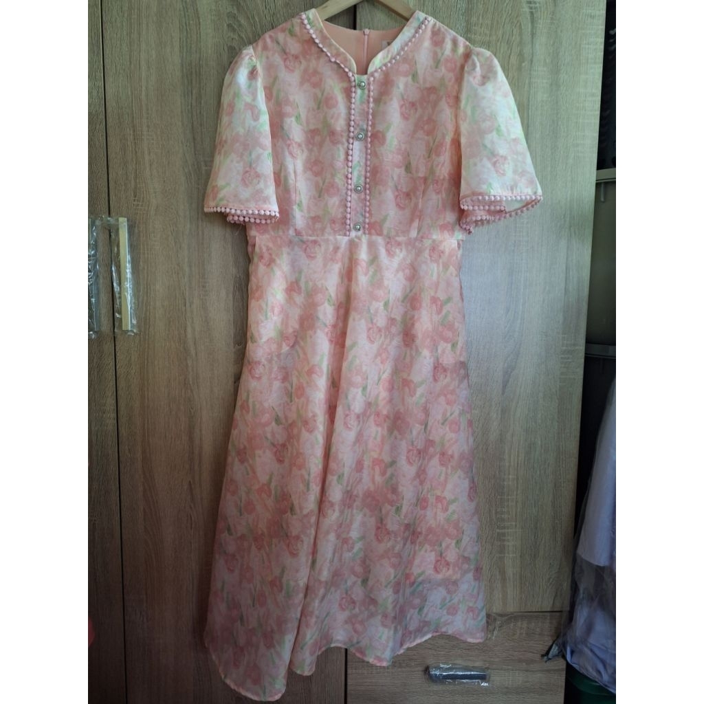 OCT05-ชุดเดรสมือสอง🩷 ไซส์ 2XLป้ายวิรัลกานต์ Wirankan