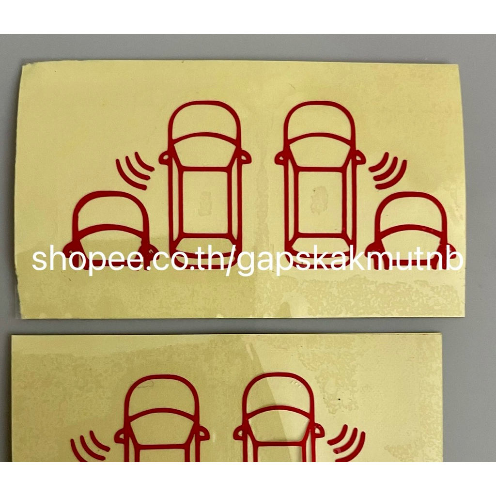 Sticker สะท้อนแสง(Blind Spot Monitoring - BSM)ใช้แปะกระจกมองข้าง