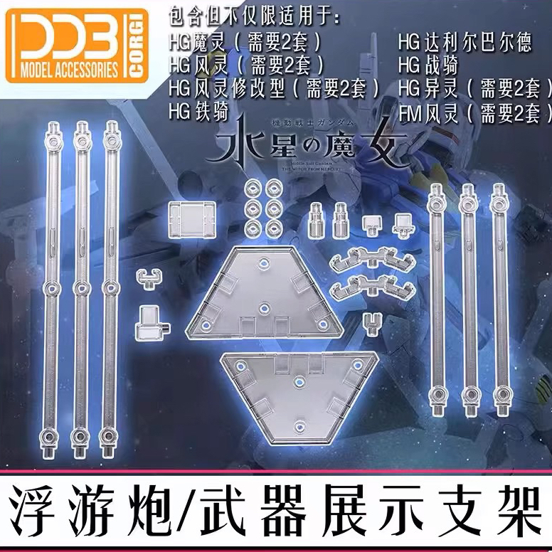 Action Base Gunbit ฐานตั้งกันบิท สำหรับ HG 1/144 FM 1/100 Aeriaal gundamTHE WITCH FROM MERCURY