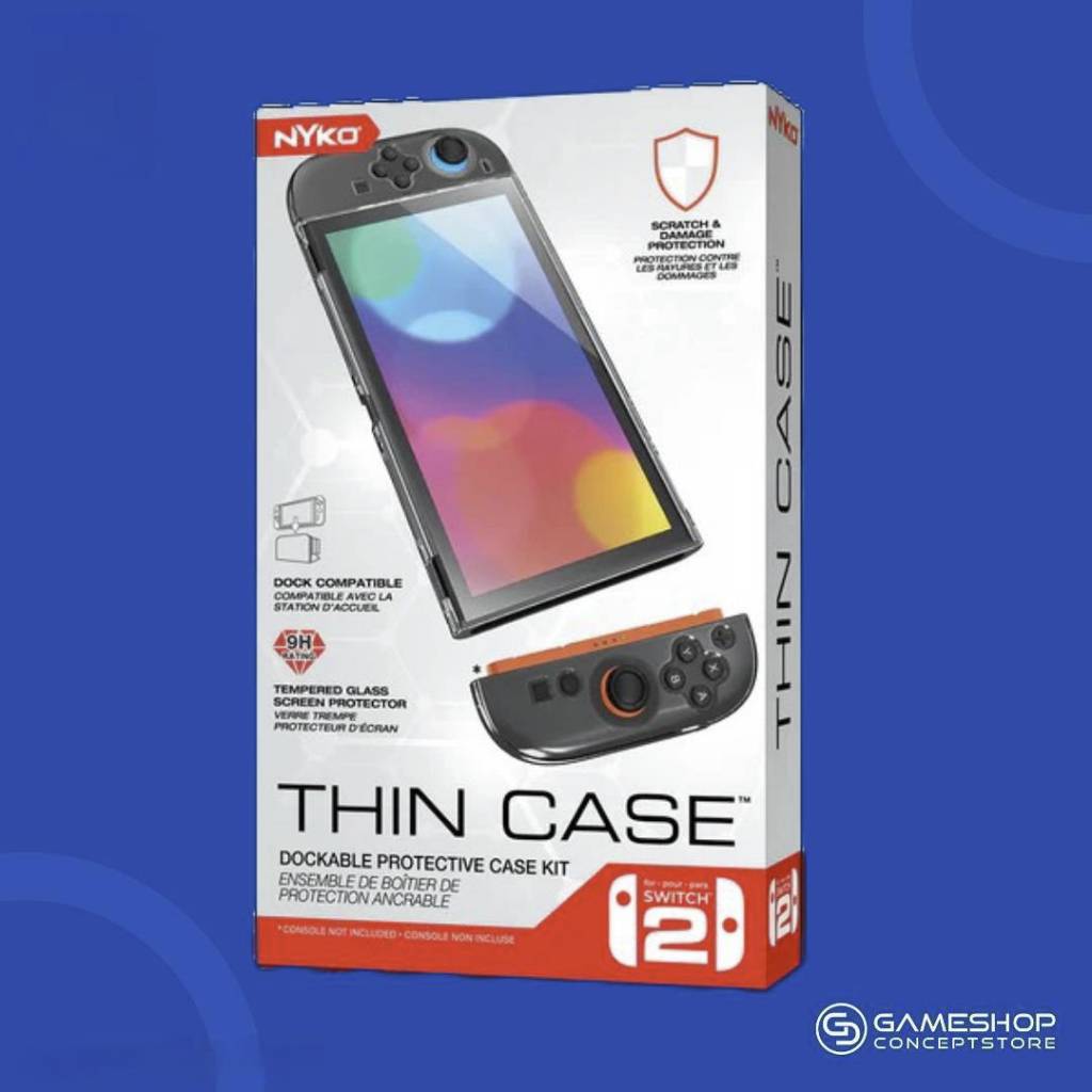 [ส่งด่วน] Nyko : Nyko Thin Case for Nintendo Switc 2 (Clear) มีกันรอยกระจกในกล่อง