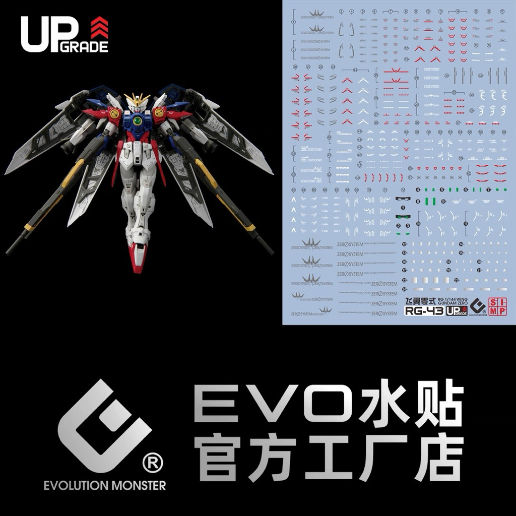 DECAL น้ำ RG WING ZERO ค่าย EVO [PREORDER]