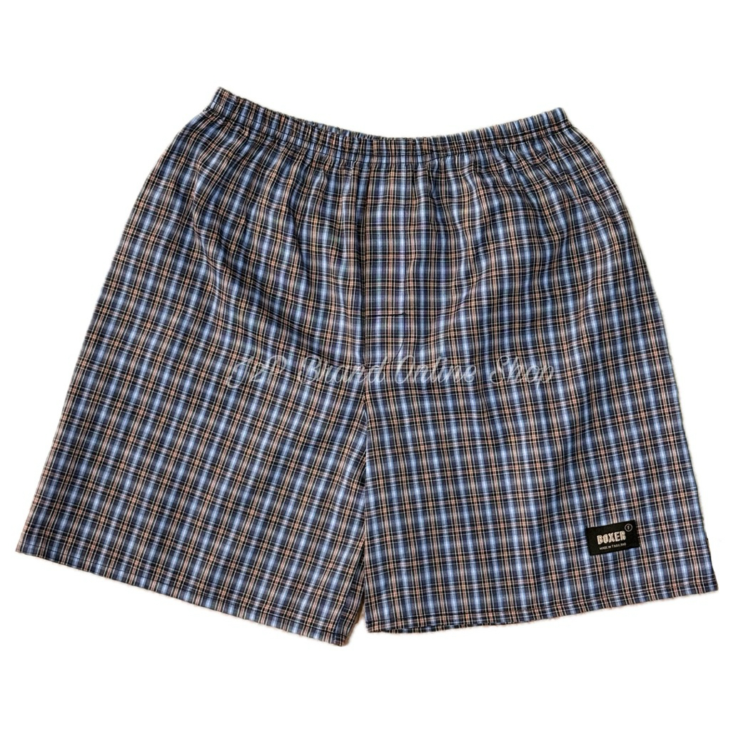 ⚡️บ๊อกเซอร์ ผ้าเชิ้ต คละสี เอวยืดใส่สบาย ราคาถูกมาก