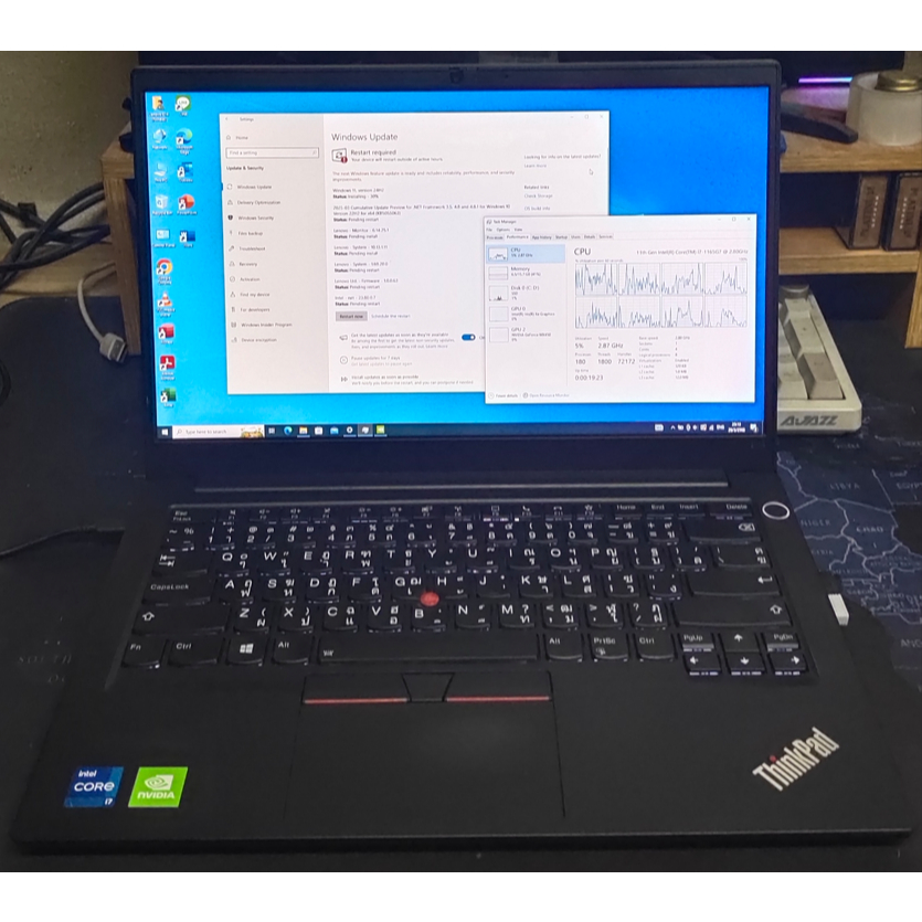 Lenovo Thinkpad E14 Gen 2 | i7-1165G7 | 16 GB | M.2 512 GB + M.2 1 TB | GeForce MX450 | 14" FHD (สิน