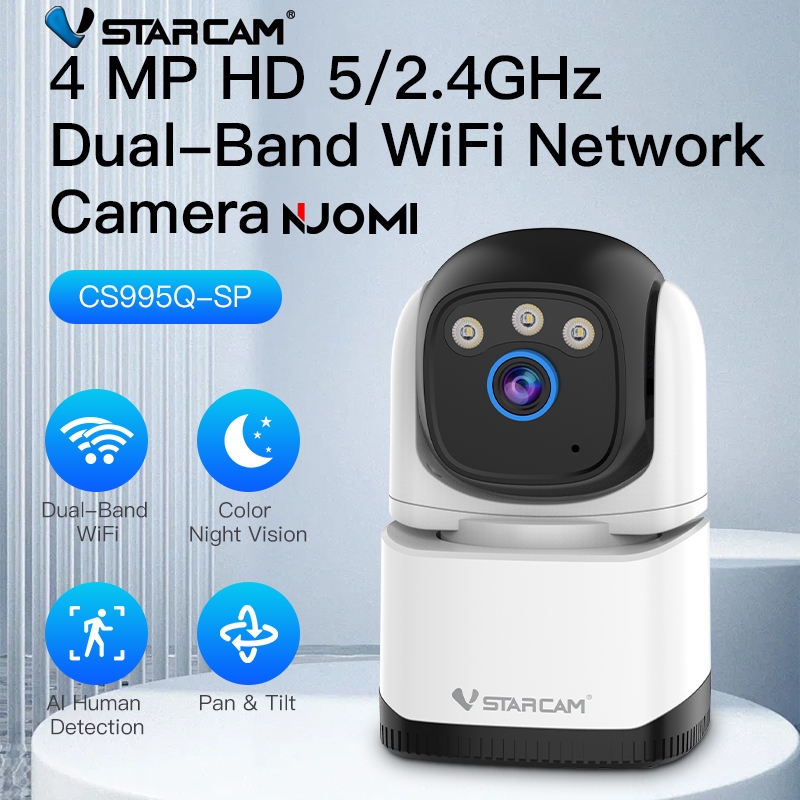 VSTARCAM CS995Q-SP 4MP QUAD HD 5GHz Dual Band Wi-Fi Camera กล้องวงจรปิด Indoor Smart Security Camera