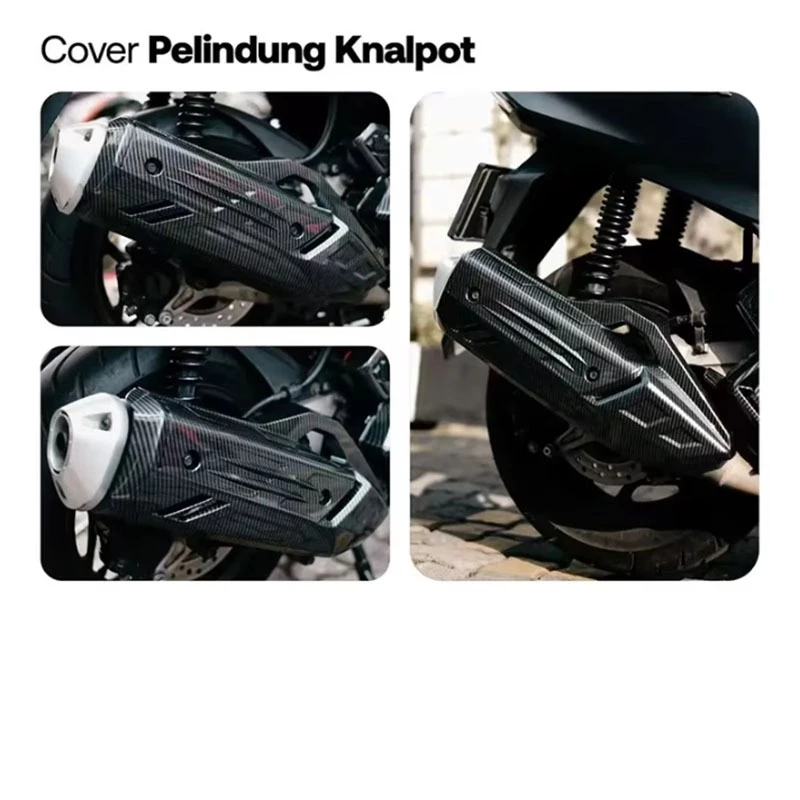 ฝาครอบท่อไอเสียคาร์บอน Honda CLICK 160/PCX 160 2021-2025 thumbnail 6