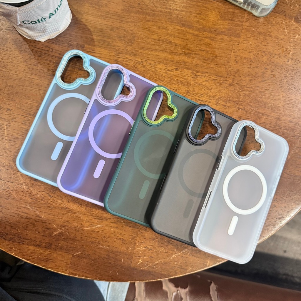 งานกล่อง -เคส สีพื้นหลังขุ่น IPHONE - 17