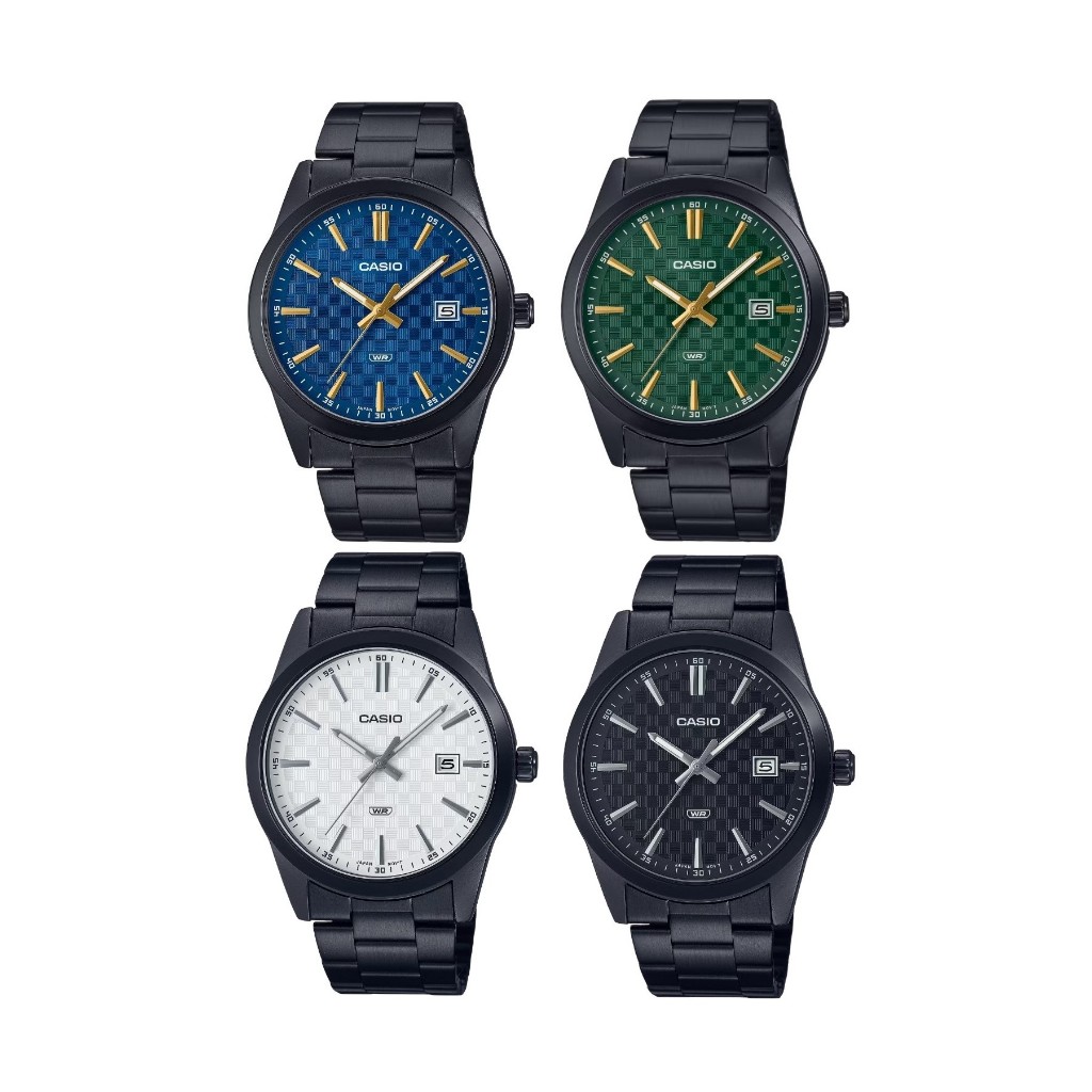 Casio นาฬิกาข้อมือผู้ชาย รุ่น MTP-VD03B-1AUDF / MTP-VD03B-2AUDF / MTP-VD03B-3AUDF / MTP-VD03B-7AUDF Men's Watch