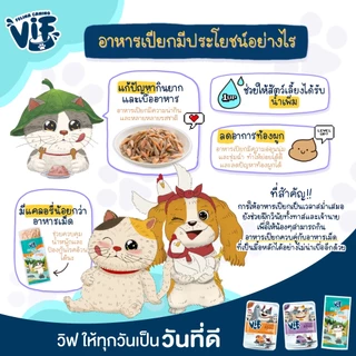 Felina Canino VIF อาหารเปียกสำหรับสุนัข ขนาด 75 กรัม (12ซอง)