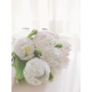 100 หุ้นเส้นด้ายกลิตเตอร์ สายรุ้งปีใหม่พู่ประดับ ตกแต่ง คริสมาสต์หรือเทศกาลปีใหม่ ของขวัญตกแต่งวันครู