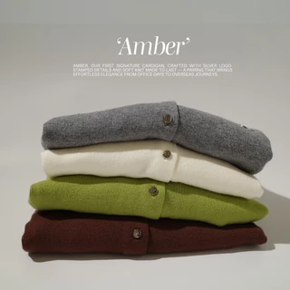 (พร้อมส่ง) MUSTNIMAL | Amber Cardigan เสื้อไหมพรมคาดิแกน ผ้าหนานุ่มใส่สบาย ใส่ทำงานได้ ใส่กลางแดดได้