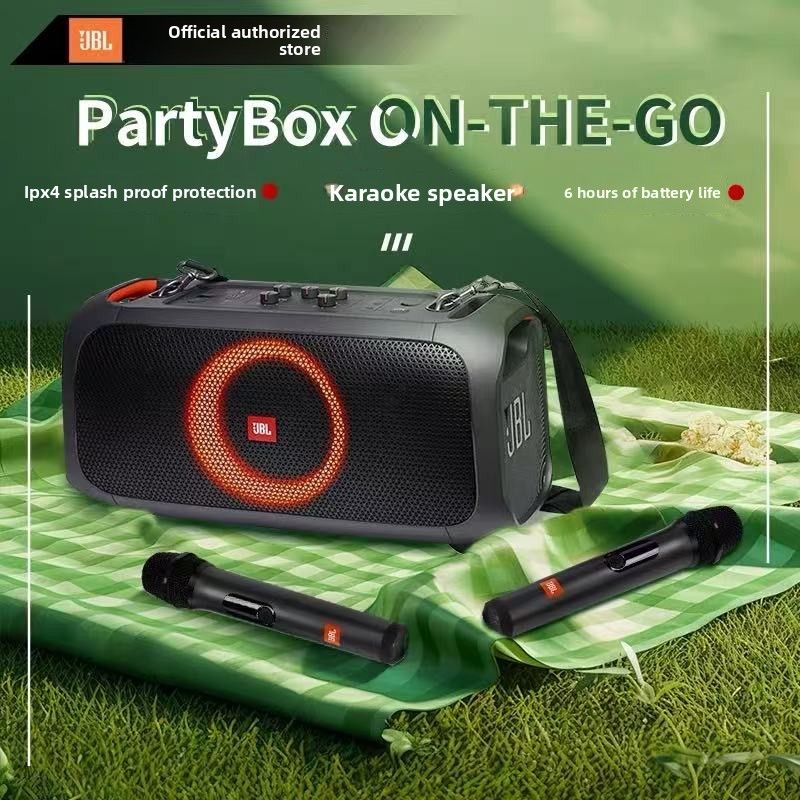 🔥ของแท้ส่งตรง🔥JBL PartyBox On The Go Essential ไร้สาย Bluetooth เครื่องเสียงพกพา รับประกัน 1 ปี
