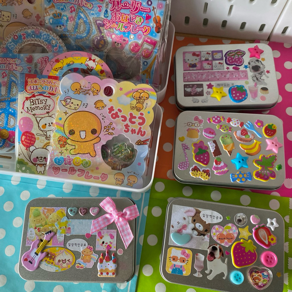 tin box wallet | altoids wallet กล่องเหล็กติดสติ๊กเกอร์  ✶ 📧 📔 ☃︎ 🥛 📦