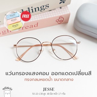 แว่นกรองแสง blueblock แว่นตากรองแสงคอม บลูบล็อคออโต้  ออกแดด…