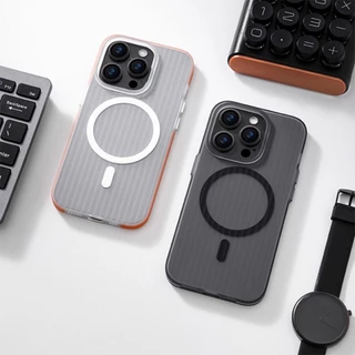 Moreno เคสมือถือ Magnetic แบบใส ขอบกันกระแทก รองรับการชาร์จไร้สาย ซี่รี่ย์ 11-17