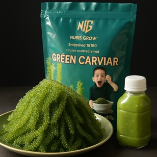 สาหร่ายพวงองุ่นคืนขีพ แถมน้ำจิ้มซีฟู๊ต 1 ขวด