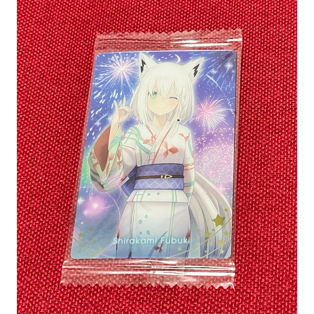 Fubuki hololive wafer card ของแท้jp