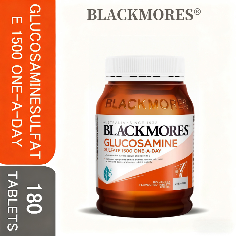 Blackmores Glucosamine Sulfate 1500mg Joint Health Vitamin 180 Tablets ลดข้ออักเสบ ข้อเสื่อม บำรุงกระดูก EXP.27