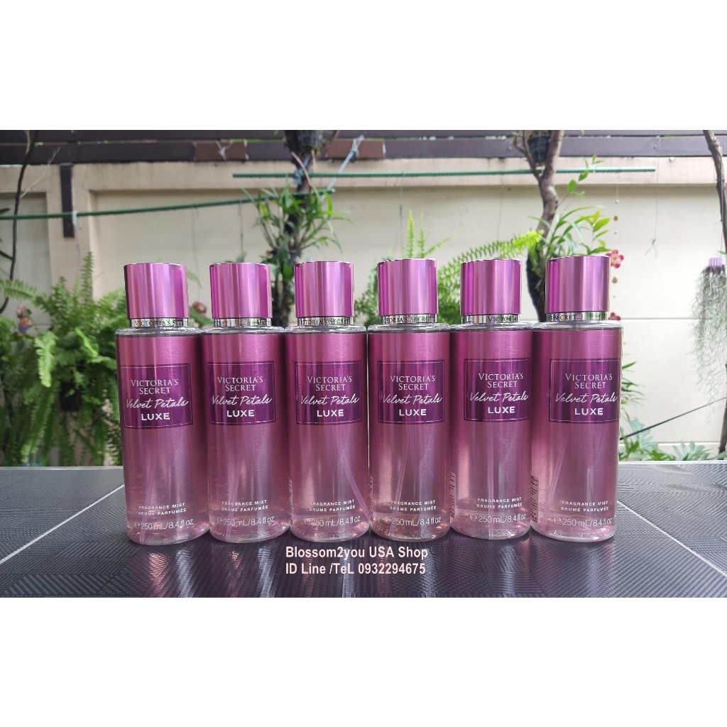 Victoria's Secret กลิ่น Velvet Petals Luxe , Pear Glace, Whipped Dream , Love Spell Splash  ใหม่แท้ 