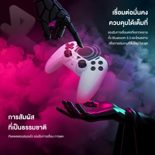 FANTECH จอยเกมมิ่งไร้สาย เชื่อมต่อได้ 2 โหมด Wireless gaming controller รองรับ PC/PS รุ่น WGP16