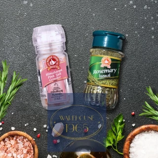 [แพ็ค 2 | 3] โรสแมรี่ + เกลือชมพู +/- พริกไทยดำฝาบด ตรามือที่ 1 Nguan soon - Rosemary + Pink Salt +/- Black Peppercorn