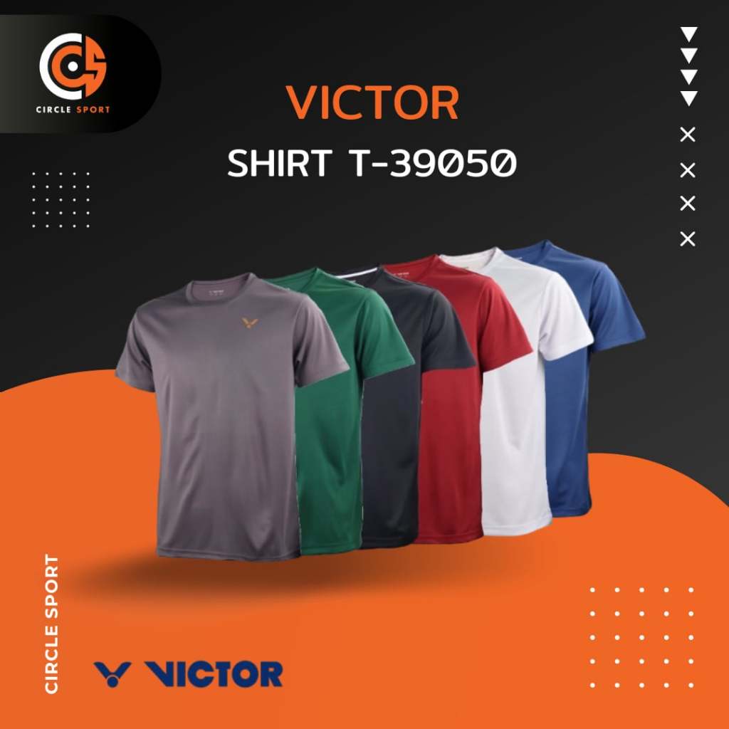 เสื้อแบดมินตัน Victor Shirt T-39050 เสื้อออกกำลังกาย (สินค้าลิขสิทธิ์แท้ 100%) *มีบริการสกรีนเพิ่มชื่อตัวเอง*