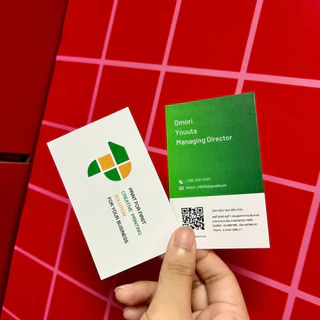 **1กล่อง100ใบ** ถูกมาก!! รับผลิต นามบัตร แบบเร่งด่วน ขนาด9x5cm กระดาษอาร์ตการ์ด 260แกรม พิมพ์4สี