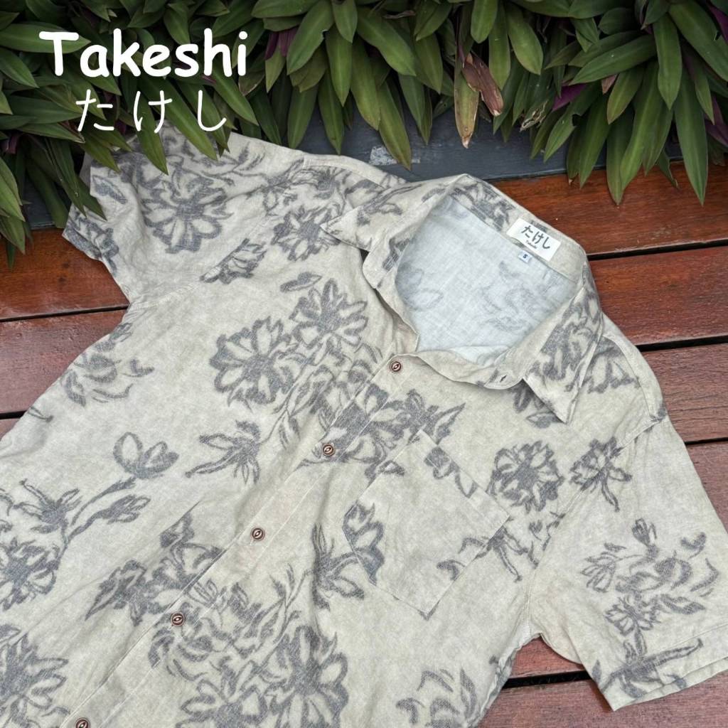 เสื้อเชิ้ตแขนสั้นฮาวาย Takeshi