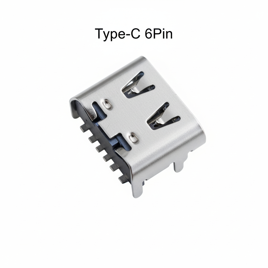 ตูดชาร์จมือถือ Type-C USB (6 Pin) ใช้งานได้หลายรุ่น #166