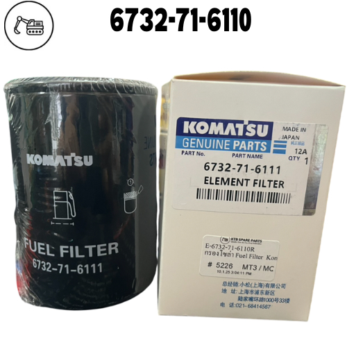กรองโซล่า PC200-6/7 ของแท้100% ( 6732-71-6110 6732-71-6111 6732-71-6112 6732-71-6110 KF 252 SFF 5052