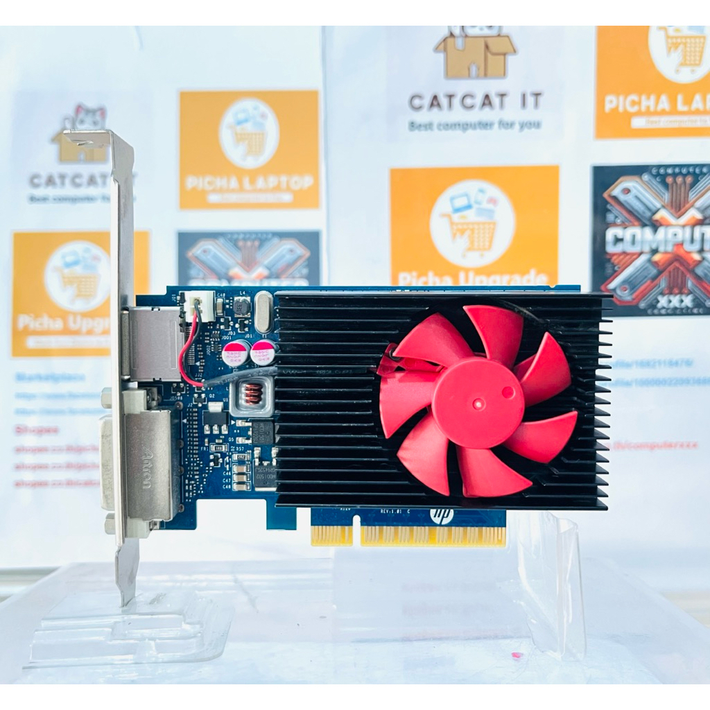 HP Nvidia  GeForce  GT730 2GB DDR3 DP port DVI มือสอง(คลัง15)