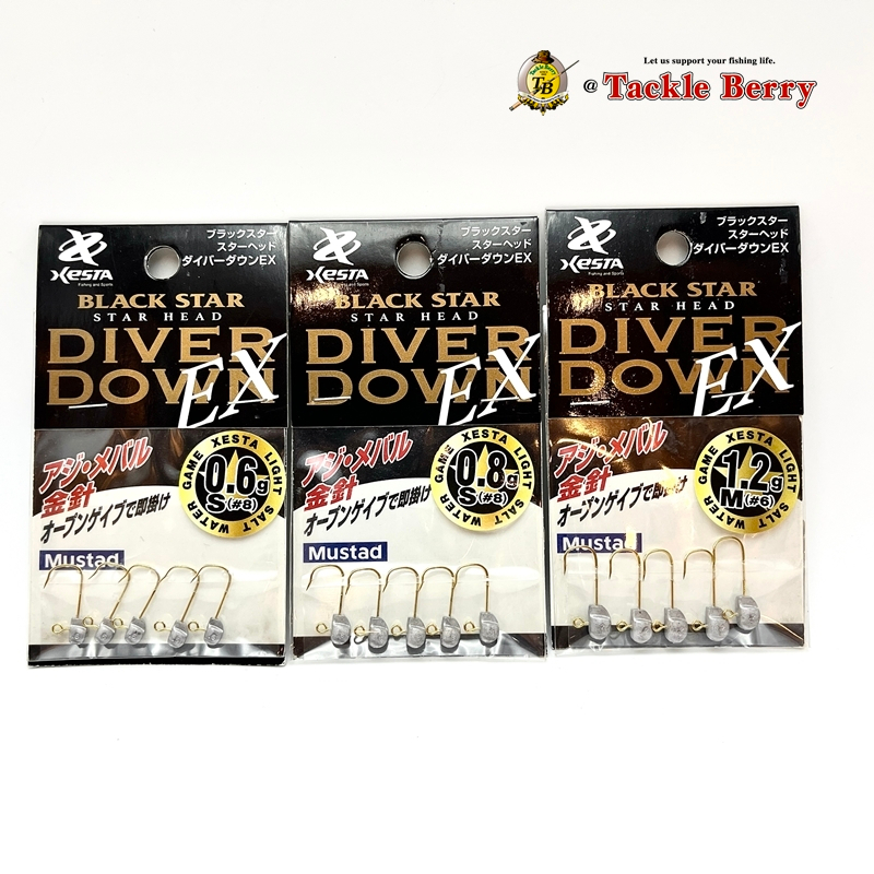 XESTA BLACK STAR HEAD DIVER DOWN / หัวจิ๊กงานอะจิ