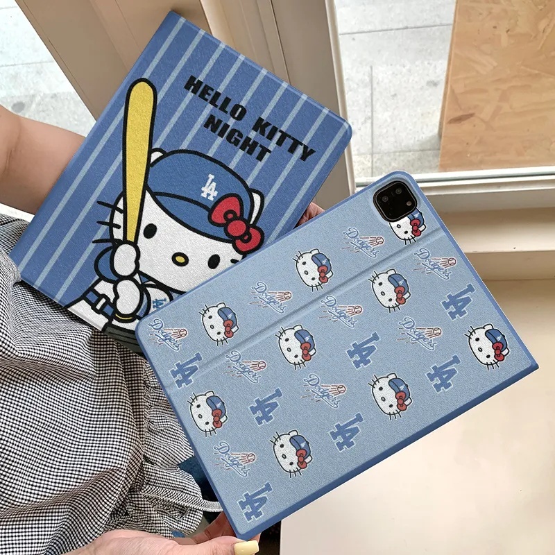 🚚พร้อมส่ง🚚เคสแท็บเล็ต Samsung สำหรับ Tab A9+ S10+ S9 FE+ S10 FE Hellokitty S8 S7+ มีที่ใส่ปากกา A8+