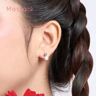 Motta Pearl Crush Online Exclusive ต่างหูติดหู ประดับมุกดีไซน์เรียบหรู แฟชั่น ใส่ออกงาน Nickel Free