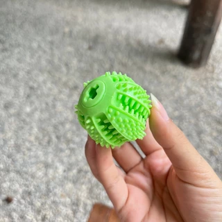 ลูกบอลยาง เคี้ยวขัดฟัน สำหรับสุนัขและแมว ขนาด 5ซม