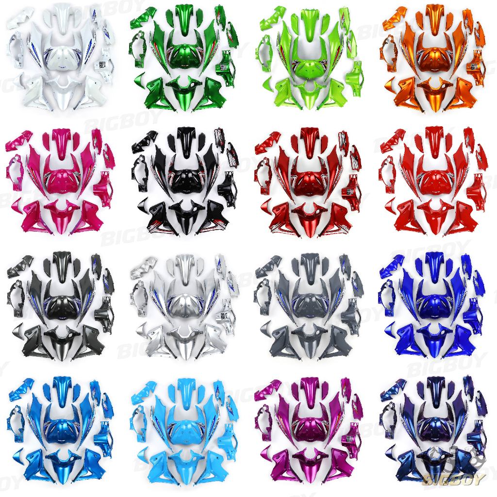 BigBoy ชุดสีwave 110i ปี2011-2018 (ชุดใหญ่15ชิ้น) ชุดสีเวฟ110i ชุดสีwave110 i new ชุดสีwave 110 i ne