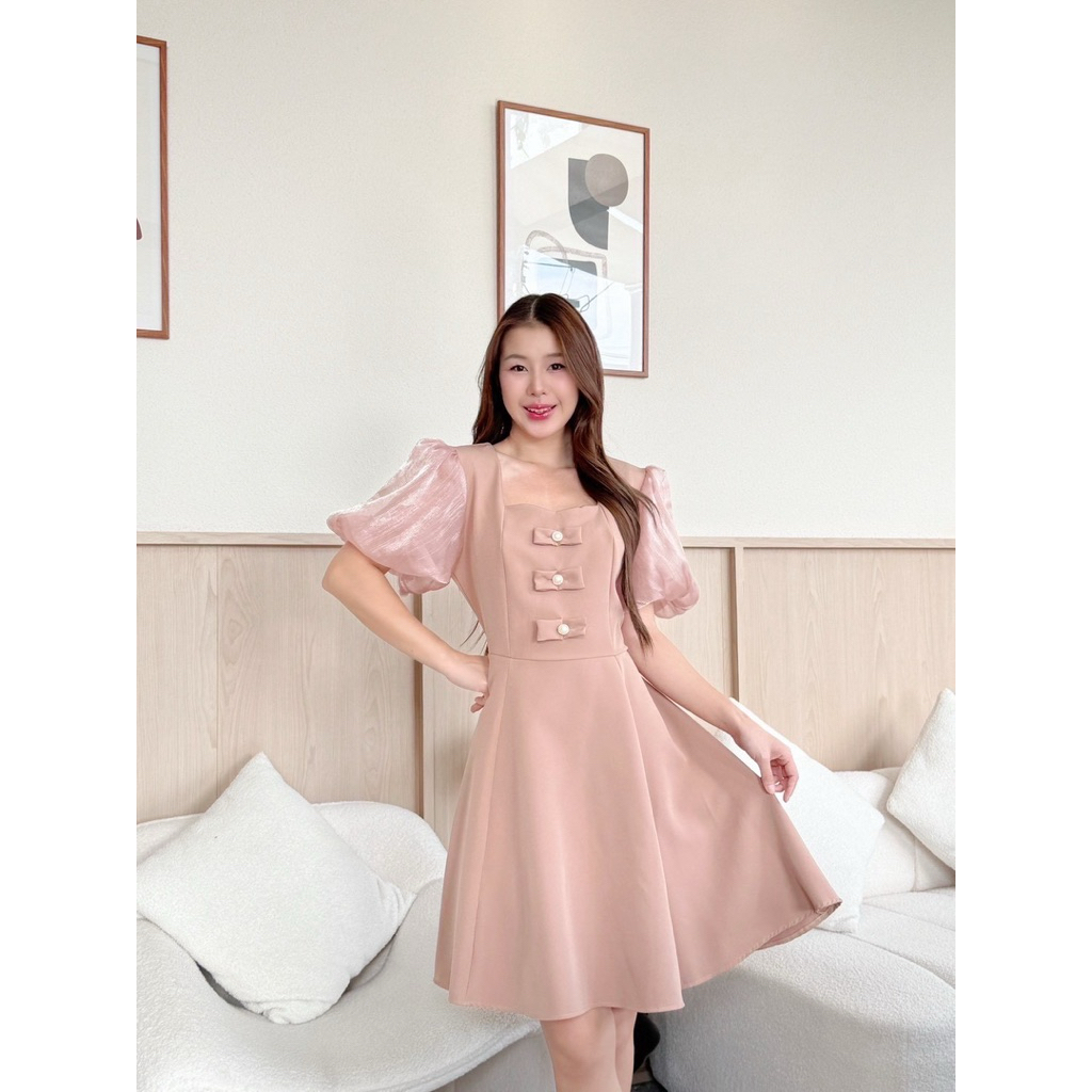 🎀ANNIE DRESS🎀 ผ้าบาบี้ - รูปที่ 4