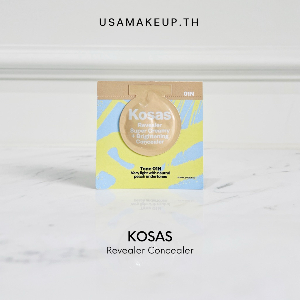 KOSAS Revealer Concealer คอนซิลเล่อร์ขนาดทดลองแบบซอง พร้อมส่ง & แท้