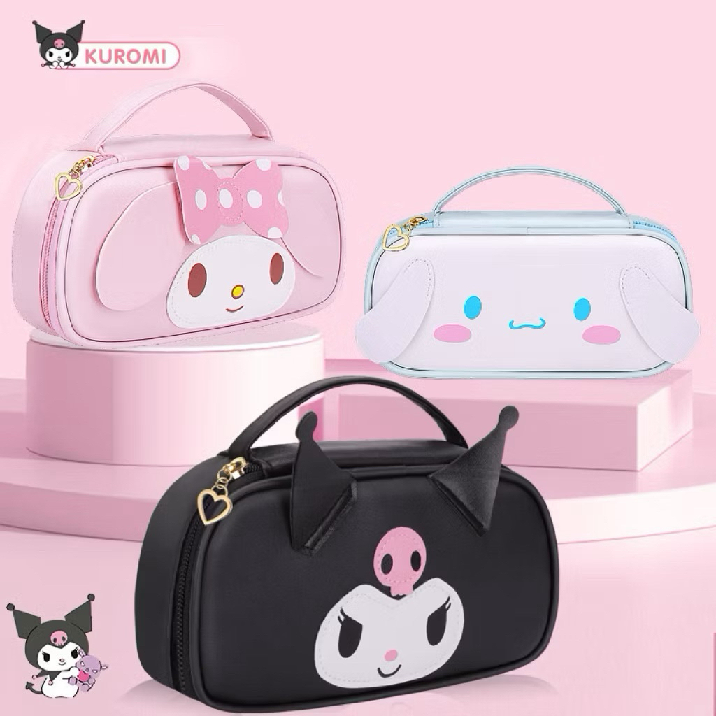 กระเป๋าSanrio ขนาดใหญ่ใส่เครื่องเขียนหรือตามความต้องการ กระเป๋าฟิวส์ลูกคุณหนูมี3ลายให้เลือก