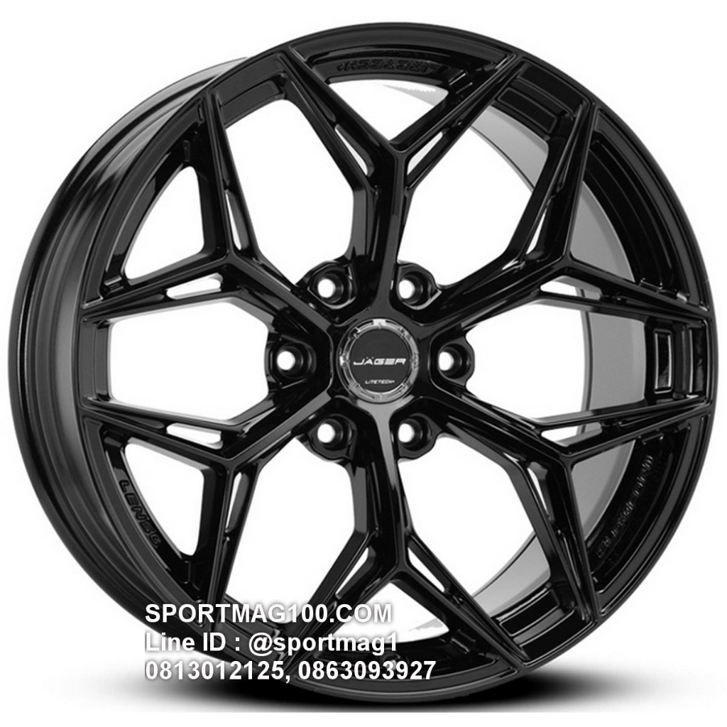 ล้อแม็ซ์ Lenso Jager BLAZE #Litetech+ ขอบ18นิ้ว 6รู139 สีดำเงา กว้าง9นิ้ว Offset15 [22495]
