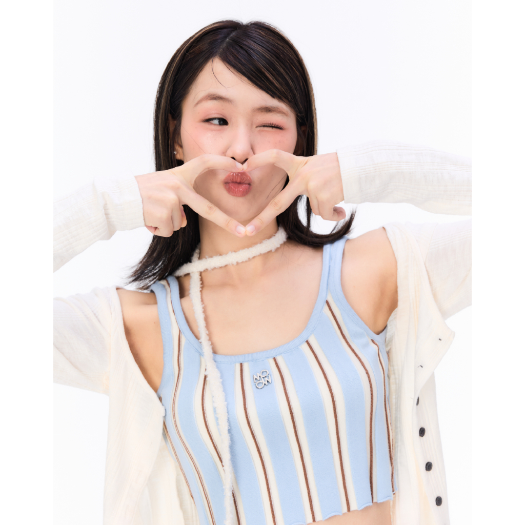 Matchbox เสื้อกล้ามครอป Dual Top