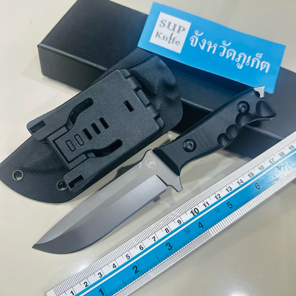 มีด FBIQQ ของแท้1000% มีโลโก้FBIQQบนใบมีด รุ่น หมาป่า WOLF-SPRIKE FBIQQ-012